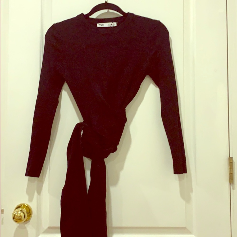 Zara wrap top